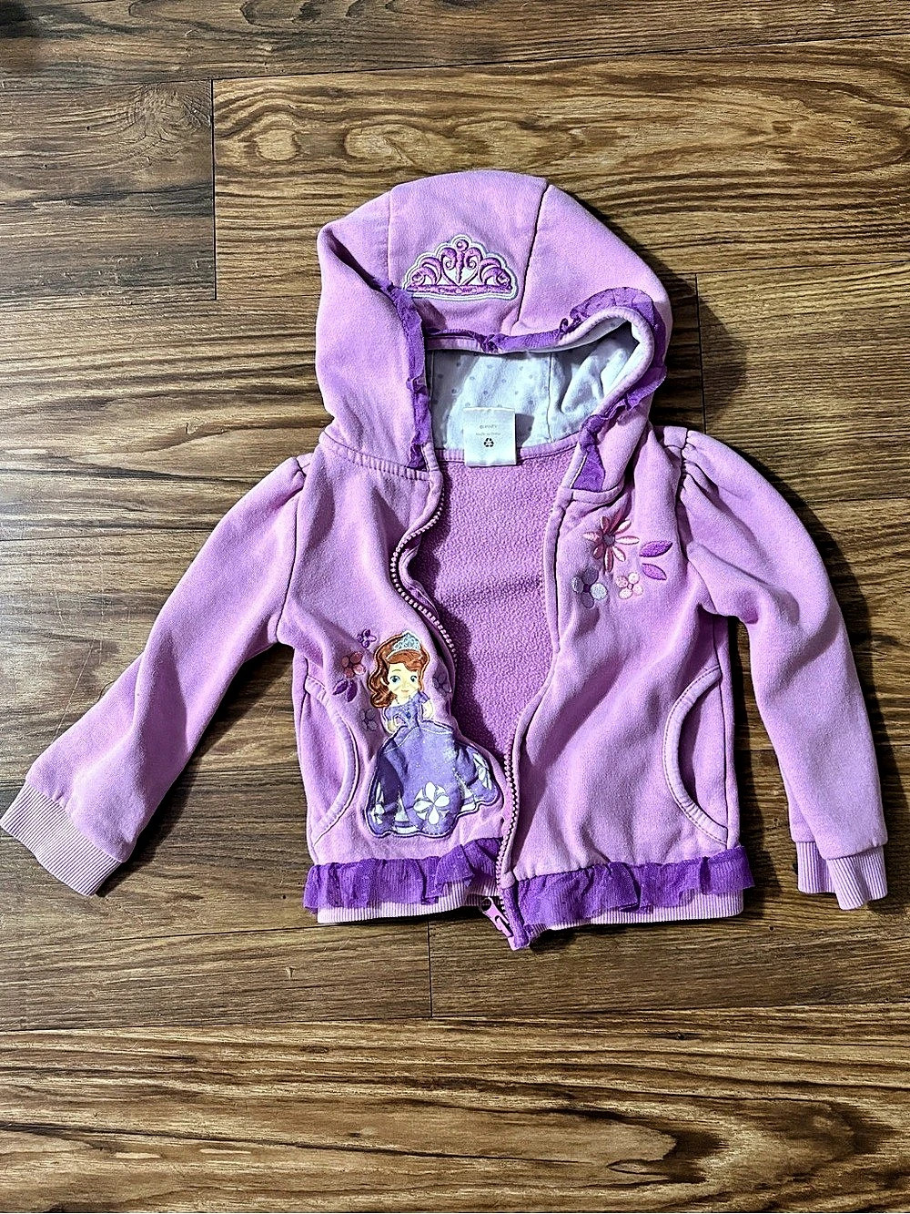 Disney Kids Purple Hooded Jacket